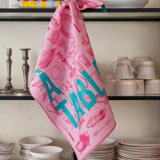 Torchon A Table Le Jacquard Français en coton - 3 coloris