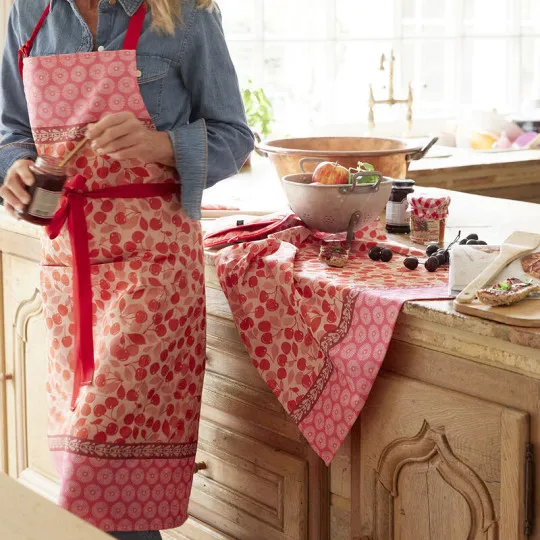Tablier Cerises Le Jacquard Français - 2 coloris