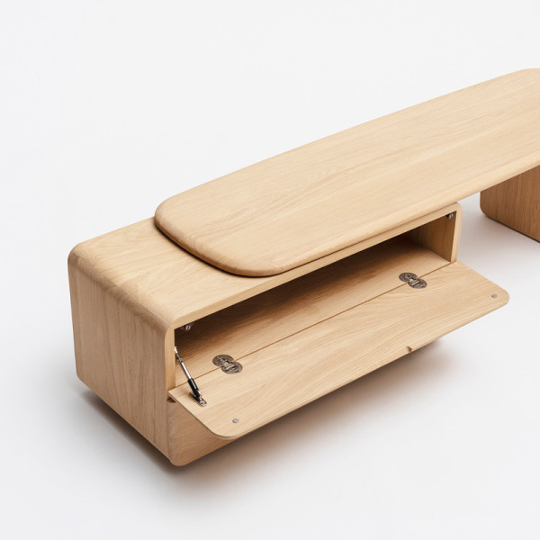 Meuble TV Téhème Drugeot Manufacture chêne massif