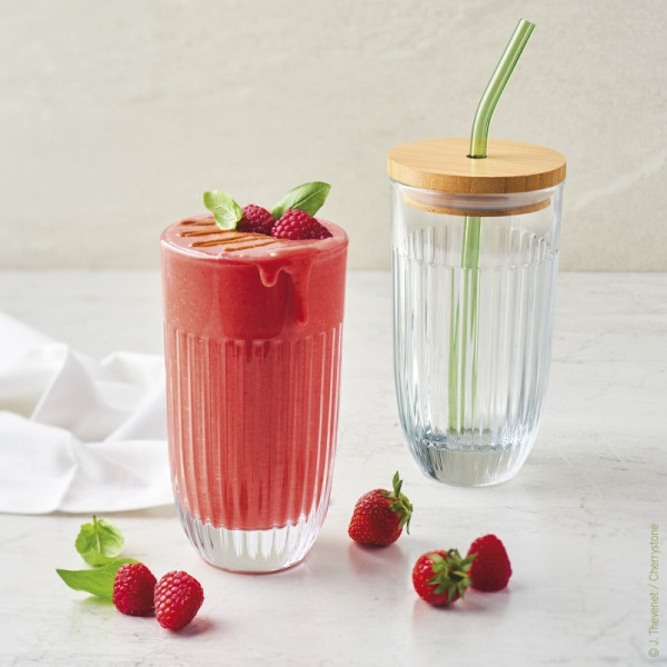 Verre à smoothie avec paille La Rochère Ouessant