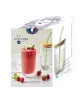 LA ROCHERE Verre à smoothie avec paille Ouessant