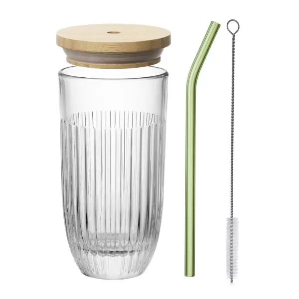 LA ROCHERE Verre à smoothie avec paille Ouessant