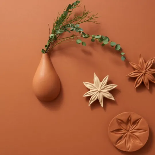 Goutte de terre MONOCHROMIC vase décoration murale - 4 coloris