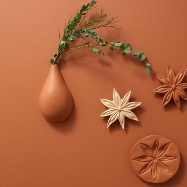 Goutte de terre MONOCHROMIC vase décoration murale - 4 coloris