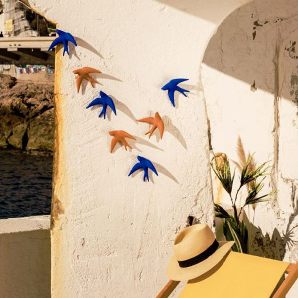 Hirondelle Volage Monochromic décoration murale - 5 coloris