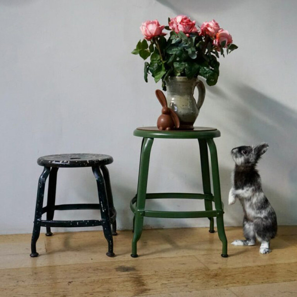 Tabouret NICOLLE en métal - 5 hauteurs 8 coloris