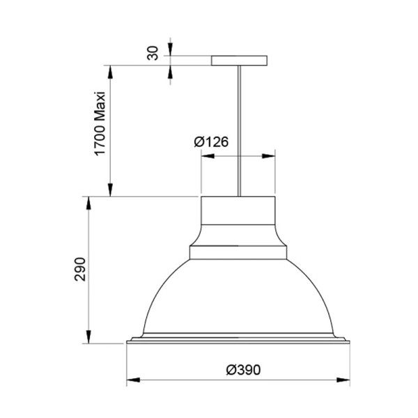 Suspension Aluminor Loft S - 4 coloris