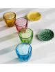 Set de 4 verres à eau Lily La Rochère gobelets colorés