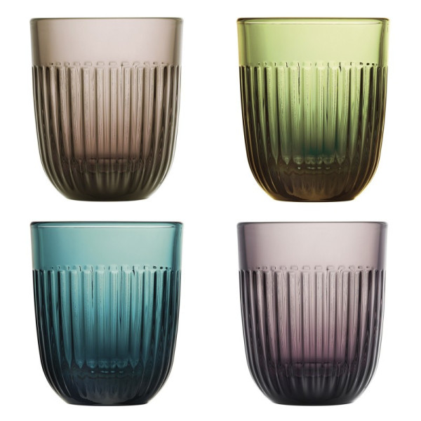 Set de 4 verres à eau Ouessant La Rochère gobelets colorés