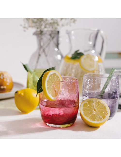 6 verres à eau Fizzy La Rochère gobelets - 6 coloris