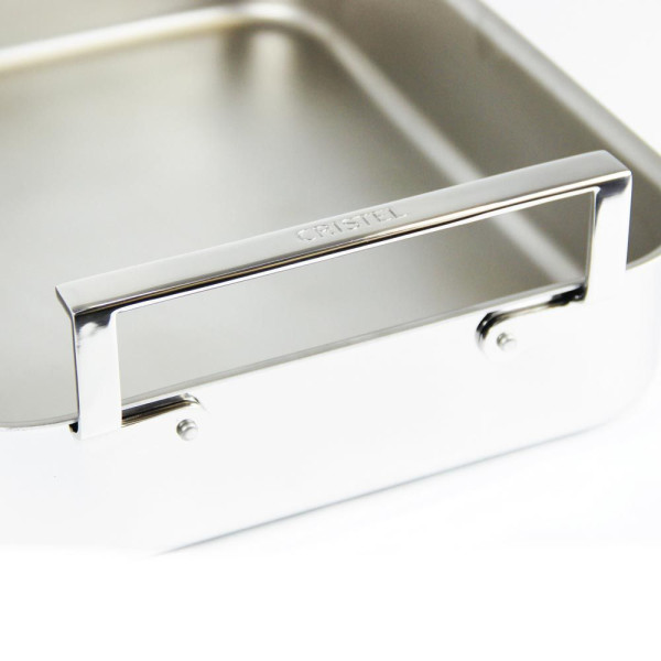 Plat à four inox Roaster Cristel - 2 tailles 35 ou 40cm