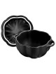 Mini cocotte Staub céramique Citrouille noire - 2 tailles