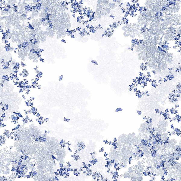 Nappe Volière bleue Garnier Thiebaut - 5 tailles