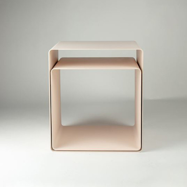 Chevet Woo Matière Grise acier - 36 coloris