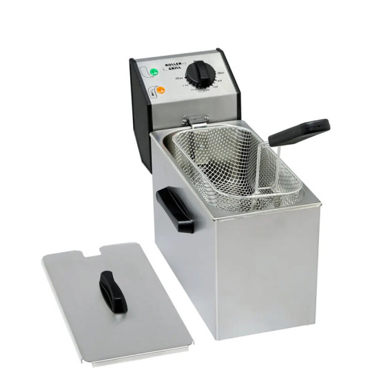 Friteuse ROLLER GRILL en inox FD - 3 tailles