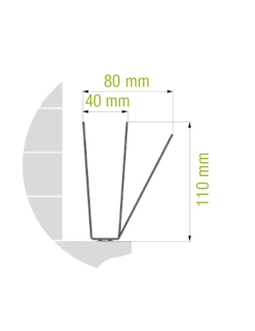Pics anti-volatiles Oisipic pour poutre IPN - 4 tailles