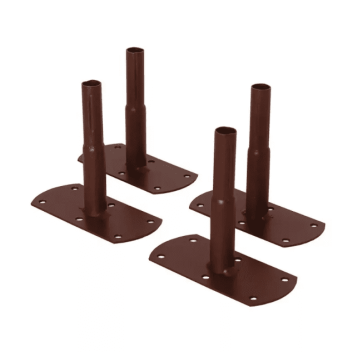 Pack de 4 Pieds à visser format rond par Louis Moulin - 2 coloris