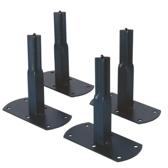 4 Pieds à visser format carré Louis Moulin - 2 coloris