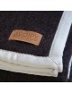 Midipy Plaid chocolat 100% Laine vierge
