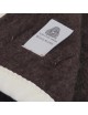 Midipy Plaid chocolat 100% Laine vierge