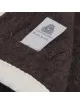 Plaid Midipy chocolat 100% Laine vierge