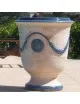 Vase d'Anduze TERRE FIGUIERE cérusé bleu poterie - 4 tailles