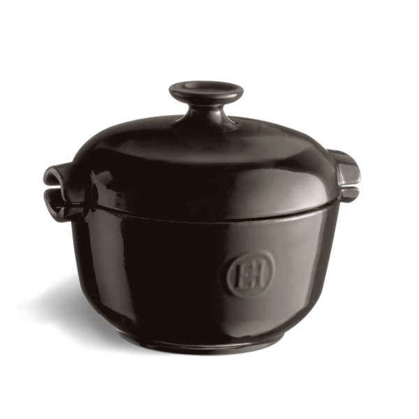 Cocotte faitout à riz en céramique Emile Henry Fusain