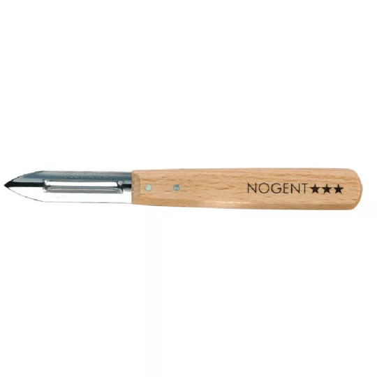 Eplucheur NOGENT double tranchant manche bois - 4 finitions