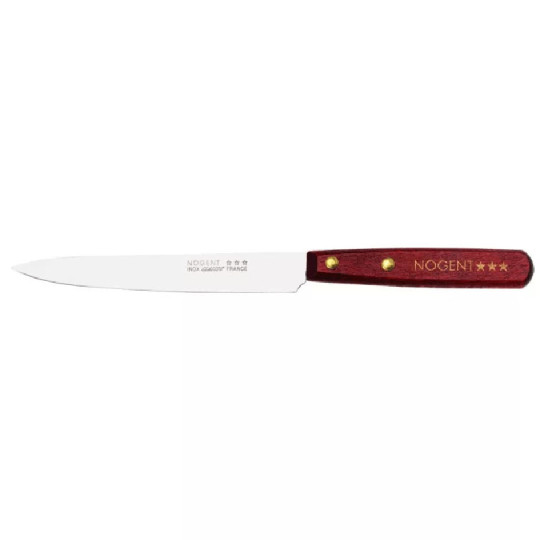 Couteau de cuisine NOGENT manche en bois - 2 finitions 5 modèles