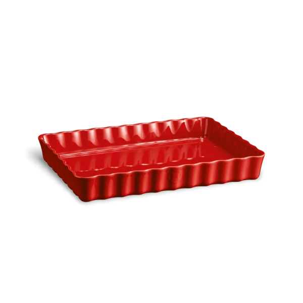 Plat à tarte moule rectangulaire EMILE HENRY - 4 coloris 2 tailles