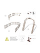 Arche de jardin long treillage Louis Moulin
