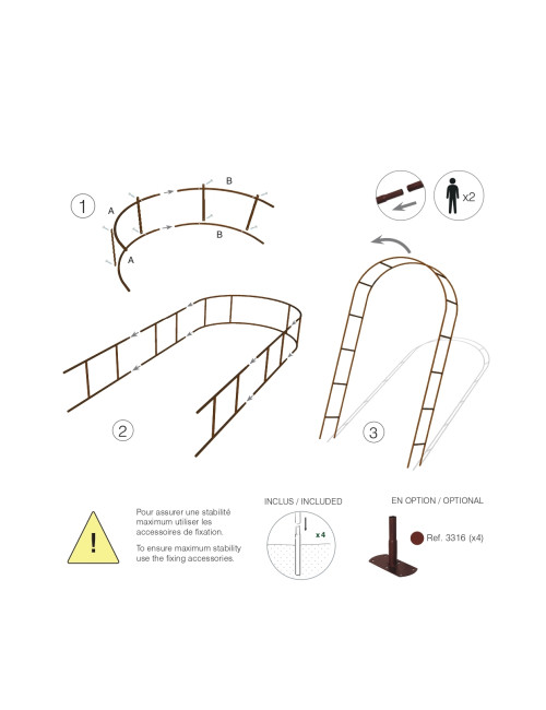 Arche de jardin Louis Moulin "La Classique"