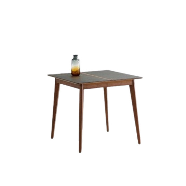 Table à manger Dasras Paul fixe céramique bois chêne ou noyer - 10 finitions 17 tailles