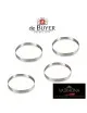 Cercles à tarte De Buyer inox - 11 tailles