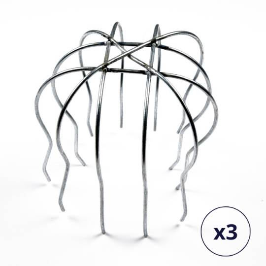 Crapaudine (x3) OISIPIC pour gouttière anti-intrusion