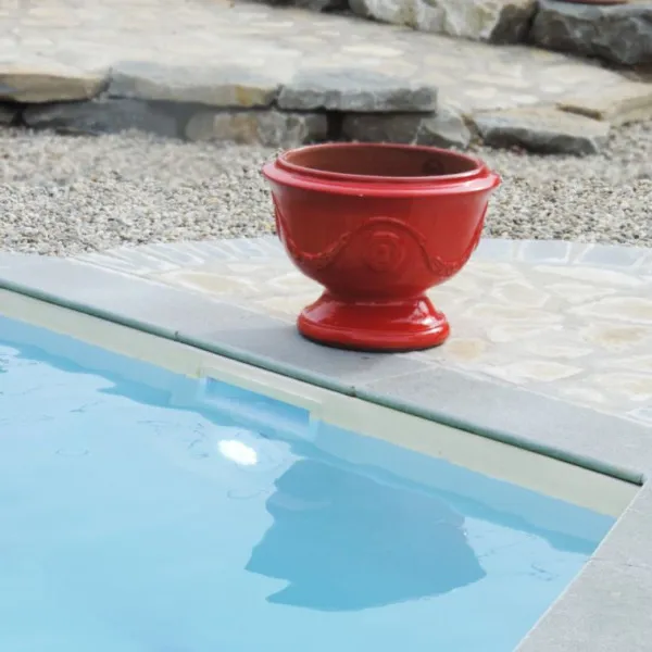 Coupe d'Anduze TERRE FIGUIERE rouge H.48cm