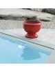 Coupe d'Anduze TERRE FIGUIERE rouge H.48cm
