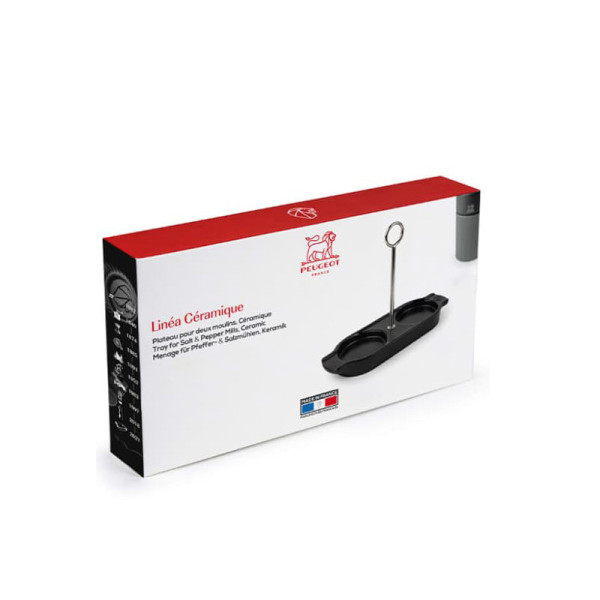 Plateau Peugeot en céramique pour deux moulins - 2 coloris