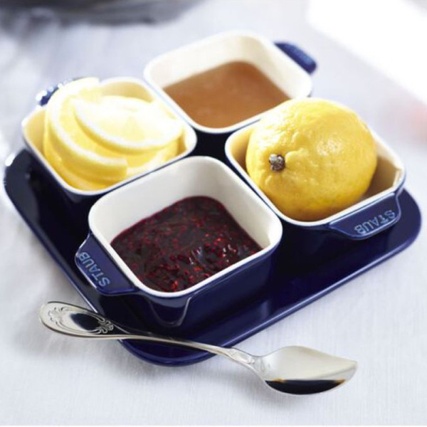 Plat de service à hors-d'oeuvre STAUB en céramique - 3 coloris