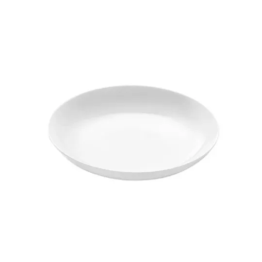 6 assiettes creuses Modulo blanc DEGRENNE 20cm