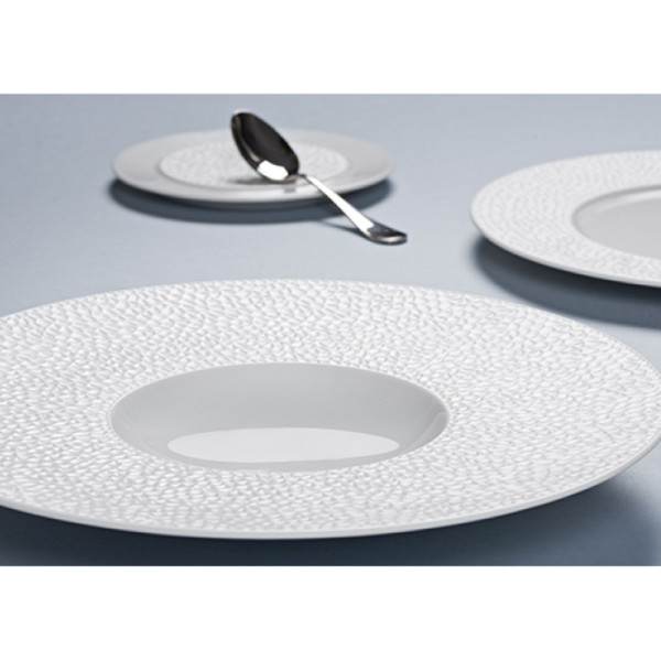 6 assiettes en porcelaine L Fragments DEGRENNE - 6 tailles