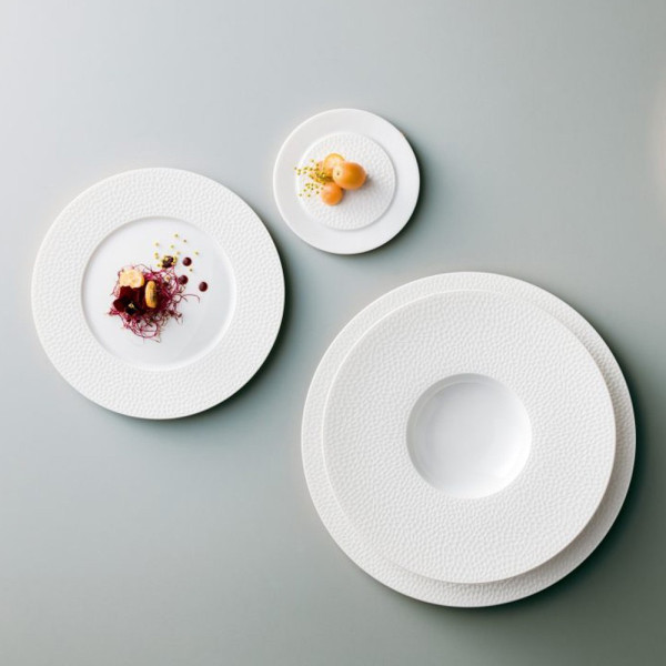 6 assiettes DEGRENNE L Fragments en porcelaine - 6 tailles
