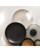 6 assiettes DEGRENNE Modulo nature Kaolin - 5 tailles