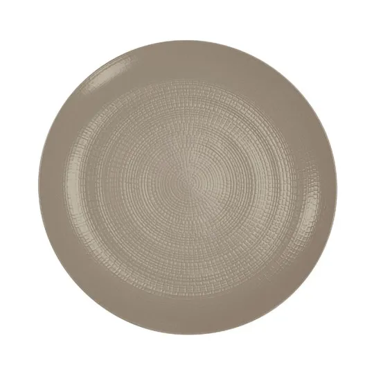 6 assiettes DEGRENNE Modulo nature Terre d'Ombre - 5 tailles