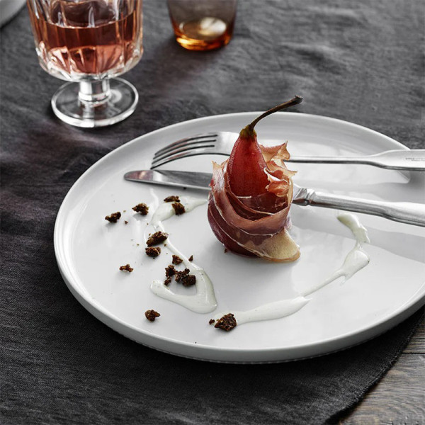 6 assiettes en porcelaine Toulouse Pillivuyt - 5 tailles