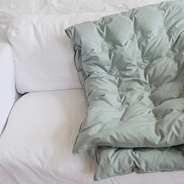 Plaid Pyrenex Caresse 200g/m2 canard - 10 coloris 2 tailles