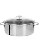 Faitout en inox Cristel Mutine fixe avec couvercle verre - 2 tailles