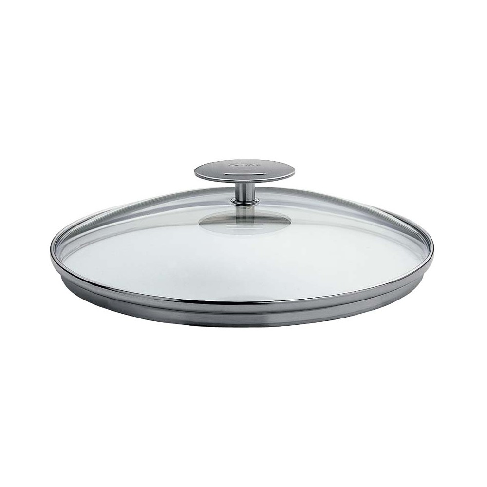 Couvercle Universel En Verre Trempé Pour Poêle Et Casserole - Tailles 16 à 30 Cm - Transparent, Lavable Au Lave-vaisselle Avec Bouton Anti-chaleur