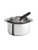 Set batterie Cristel Casteline amovible 3 casseroles et 1 poignée