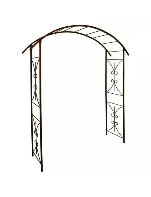 Arche de jardin Louis Moulin décor Pont fer vieilli en acier